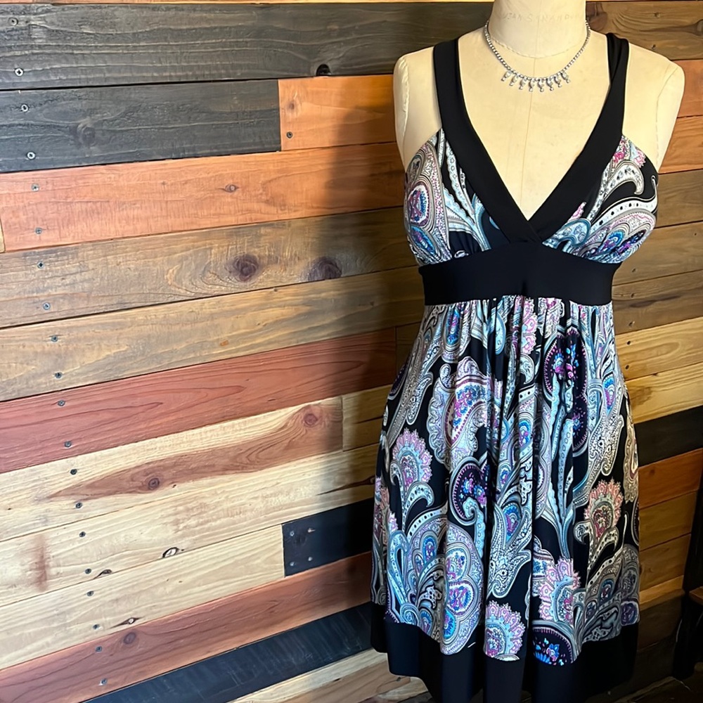 Twenty One // Stretchy Paisley-ish Dress